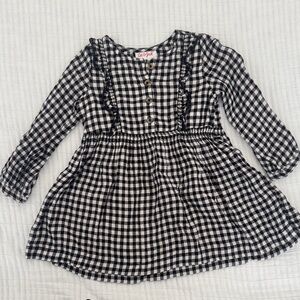 Cat & Jack Plaid Dress with Button Details